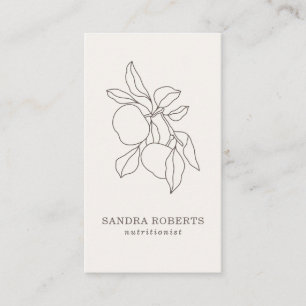 Modern nutritionist Business Card