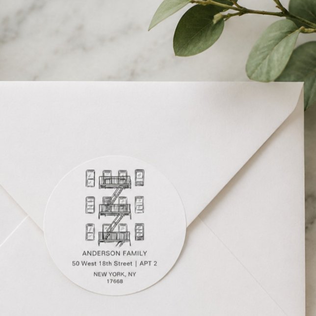 Modern NYC Return Address Stickers (Creator Uploaded)