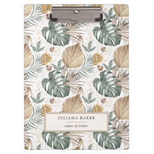Modern Oasis Foliage Clipboard