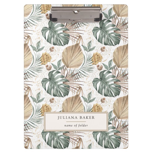Modern Oasis Foliage Clipboard (Front)