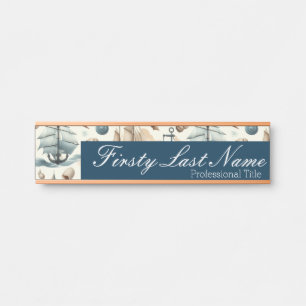Modern Office Door Sign Signs Nautical Beach