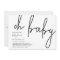 Modern Oh Baby Invitation