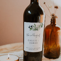 Modern Olive Branch Wedding