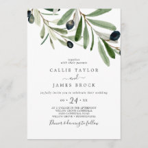 Modern Olive Wedding