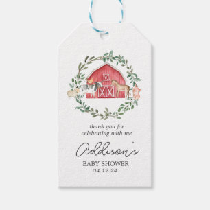 Modern on the Farm favor tag, farm party tags,  Gift Tags