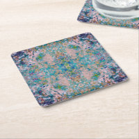 Modern One Of A Kind Abstract With Sangria Colours