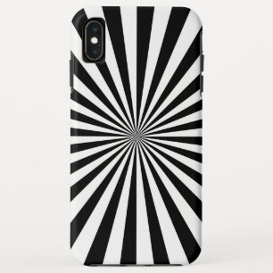 Modern Optical Burst Spinning Wheel Decor iPhone XS Max Case