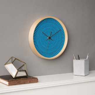 Modern Optical Illusion Wall Clock
