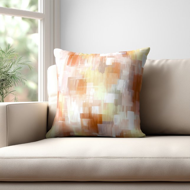 Modern Orange Abstract Cushion (Creator Uploaded)