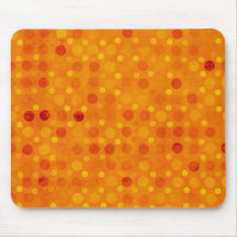 Modern Orange and Yellow Polka Dots