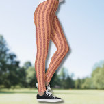 Modern Orange Mango Glitter Style Vertical Stripes Leggings<br><div class="desc">This modern pattern features vertical stripes in shades of orange with a glitter-style texture. The glitter effect is image only and does not shine or contain real glitter. The design feels bold yet simple, with clean vertical lines that create a balanced and timeless look. Warm orange tones add energy, while...</div>