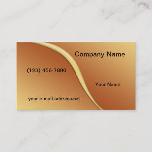 Modern Orange Yellow Graphic Business Card