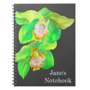 Modern Orchid modern flower art Notebook