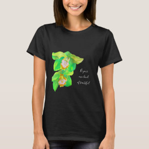 Modern orchid pop art flower inspirational T-Shirt