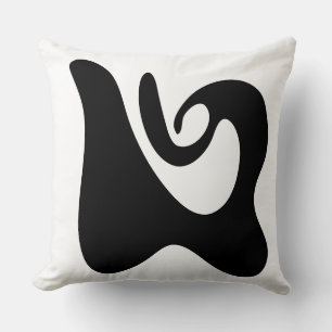 Modern Organic Abstract wavy Cushion