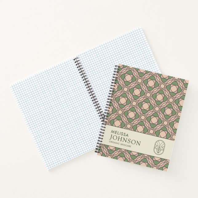 Modern Organic Botanical Geometric Notebook (Inside)