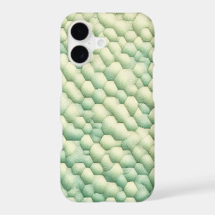 Modern Organic Geometric Hexagons - Elegant Mint &