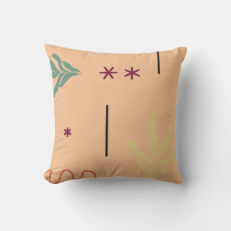 MODERN ORGANIC SHAPES CUSHION
