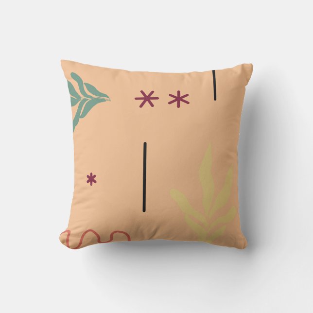 MODERN ORGANIC SHAPES CUSHION (Front)