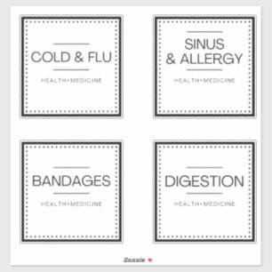 Modern Organisation Labels for Bath