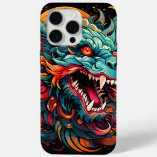 Modern Oriental Dragon Majesty iPhone 15 Pro Max Case