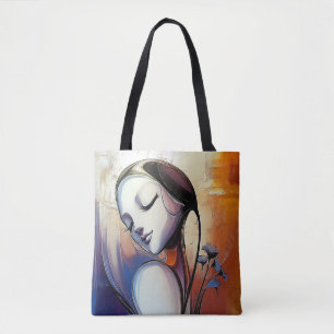Modern Original Unique Trendy Cool Fantasy Woman Tote Bag