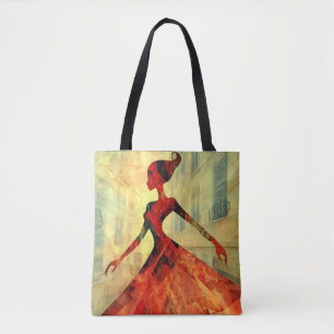 Modern Original Unique Trendy Cool Fantasy Woman Tote Bag