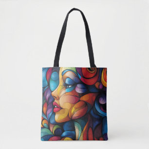 Modern Original Unique Trendy Cool Fantasy Woman Tote Bag