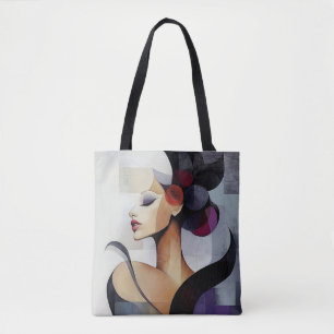 Modern Original Unique Trendy Cool Fantasy Woman Tote Bag