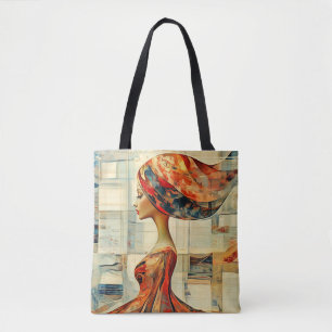 Modern Original Unique Trendy Cool Fantasy Woman Tote Bag