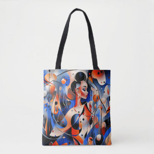 Modern Original Unique Trendy Cool Fantasy Woman Tote Bag