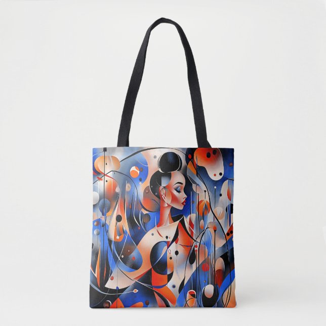 Modern Original Unique Trendy Cool Fantasy Woman Tote Bag (Front)