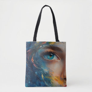 Modern Original Unique Trendy Cool Fantasy Woman Tote Bag