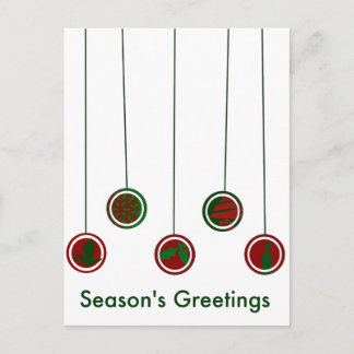 Modern Ornaments Postcard