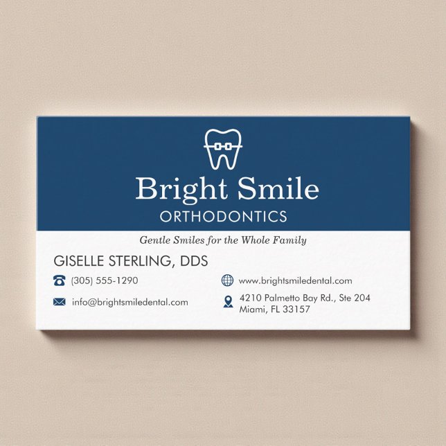 Modern Orthodontics Office Business Card (Creator Uploaded)