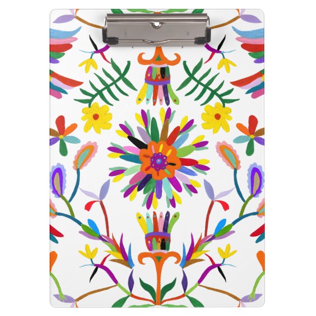 Modern Otomi Design II Clipboard (Front)
