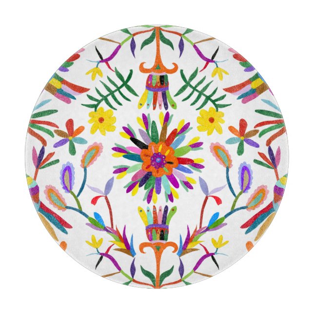 Modern Otomi Design II Cutting Board (Front)