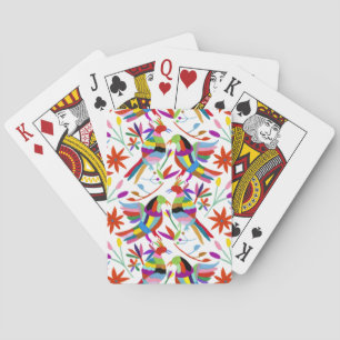 Modern Otomi Design III Playing Cards