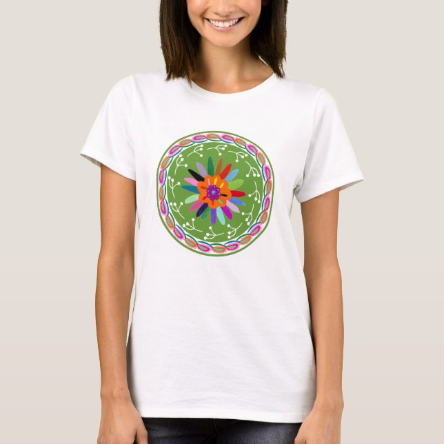 Modern Otomi Design T-Shirt (Front)