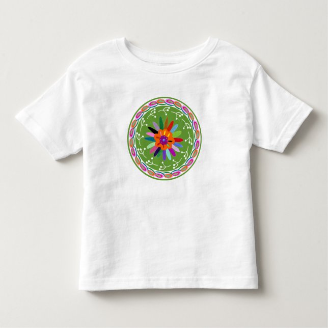 Modern Otomi Design Toddler T-Shirt (Front)