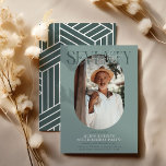 Modern Oval Photo & Signature 70th Birthday Invitation<br><div class="desc">Modern stylish 70th Birthday Invitation. Design features an oval photograph of the birthday girl/boy, the elegant lettering 'SEVENTY' with the persons name in signature script over the top and a simple birthday party template that is easy to customise with your own details. The colours can also be changed to match...</div>