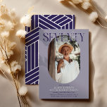 Modern Oval Photo & Signature 70th Birthday Invitation<br><div class="desc">Modern stylish 70th Birthday Invitation. Design features an oval photograph of the birthday girl/boy, the elegant lettering 'SEVENTY' with the persons name in signature script over the top and a simple birthday party template that is easy to customise with your own details. The colours can also be changed to match...</div>