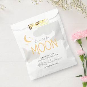 Modern Over The Moon Baby Shower Favour Bag