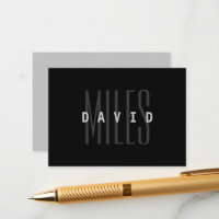 Modern Overlapping Name & Surname