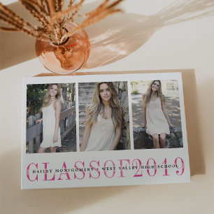 Modern Overlay Graduation Photo Guest Book
