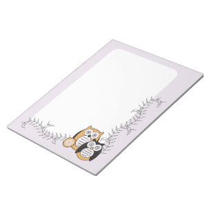 Modern Owls Notepad