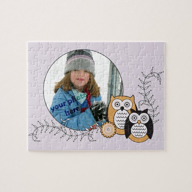 Modern Owls Photo Puzzle (Horizontal)