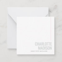 Modern Own Name Trendy Minimalist Plain 