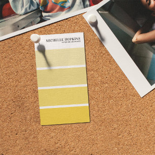 Modern Paint Colour Strip Interior Designer Business Card