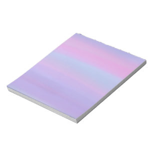 Modern Painted Blue and Purple Colours Notepad